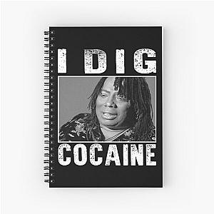 Retro Classic Rick James I Dig Cocaine Spiral Notebook