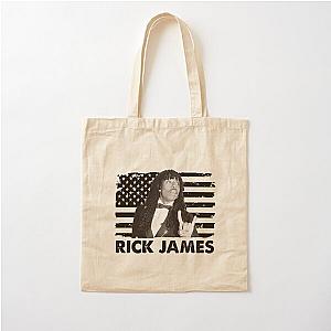 Rick James American Flag Cotton Tote Bag