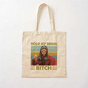 Rick James Hold My Drink Bitch Vintage Cotton Tote Bag