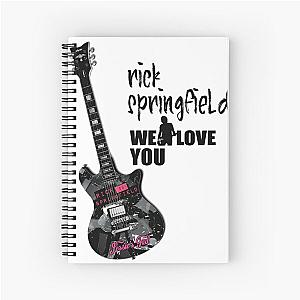 rick springfield sticker Spiral Notebook