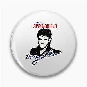 Rick Springfield 1983 Living in OZ Vintage 80s Pin