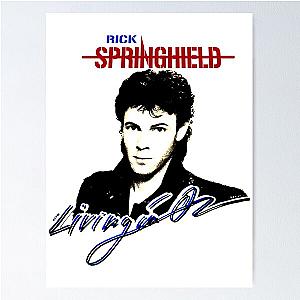 Rick Springfield 1983 Living in OZ Vintage 80s Poster