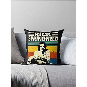 Rick Springfield Throw Pillow