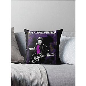 Rick Springfield Tribute Throw Pillow