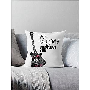 rick springfield sticker Throw Pillow