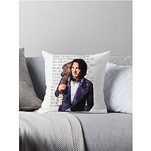 Rick Springfield Song Titles Throw Pillow