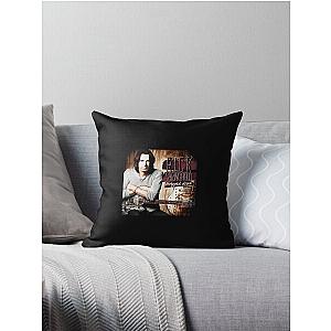 rick springfield in album cover with guitar 99art Throw Pillow