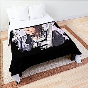 Rick Springfield Purple Music Notes Comforter