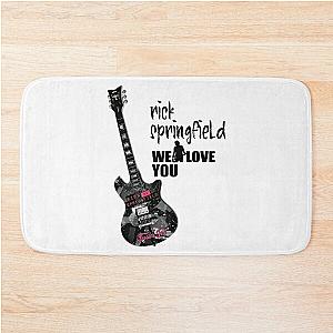 rick springfield sticker Bath Mat