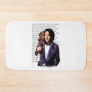 Rick Springfield Song Titles Bath Mat