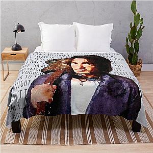 Rick Springfield Song Titles Throw Blanket