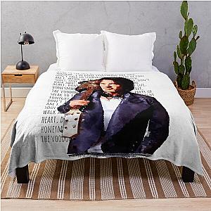 Rick Springfield Song Titles Throw Blanket