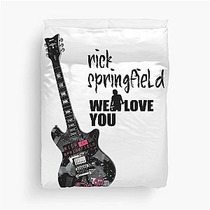 rick springfield sticker Duvet Cover