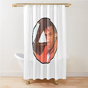 Rick Springfield Disc Shower Curtain