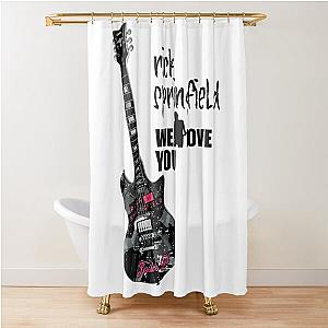 rick springfield sticker Shower Curtain