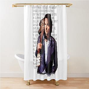 Rick Springfield Song Titles Shower Curtain