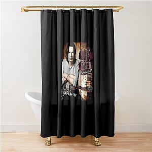 rick springfield in album cover with guitar 99art Shower Curtain