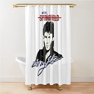 Rick Springfield 1983 Living in OZ Vintage 80s Shower Curtain