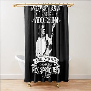 Everybody Has An Addiction Mine Just Happens Rick Springfield For Man For Boys Birthday Gift Love Shower Curtain