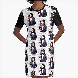 Rick Springfield Song Titles Graphic T-Shirt Dress