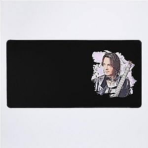 Rick Springfield Purple Music Notes Desk Mat