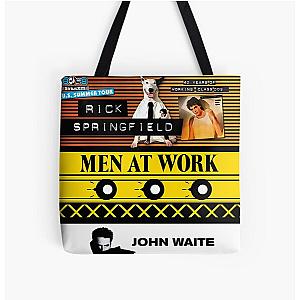 mkroskopis Rick Springfield All Over Print Tote Bag