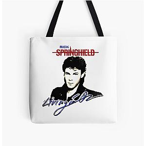 Rick Springfield 1983 Living in OZ Vintage 80s All Over Print Tote Bag