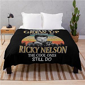 Some Of Us Grew Up Listening To Ricky Nelson The Cool Ones Still Do Vintage Throw Blanket