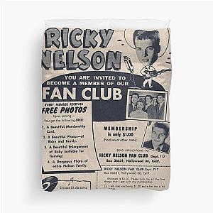 Ricky Nelson Fan Club Duvet Cover