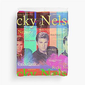 Actor and musician Ricky Nelson, portrait Duvet Cover