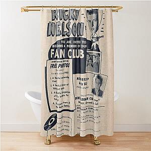 Ricky Nelson Fan Club Shower Curtain