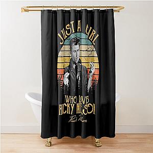 Just A Girl Who Loves Ricky Nelson Shower Curtain