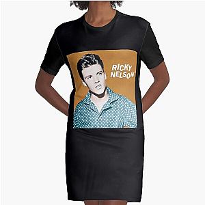 Ricky Nelson Singer Vintage  Graphic T-Shirt Dress