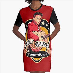 Remembered Ricky Nelson Graphic T-Shirt Dress