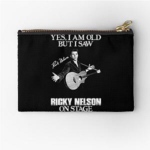 Yes I'm Old But I Saw Ricky Nelson On Stage Zipper Pouch