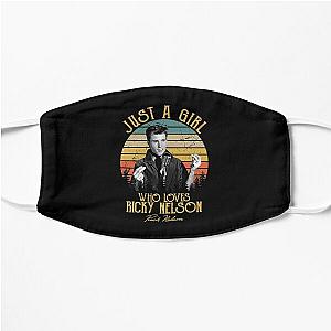 Just A Girl Who Loves Ricky Nelson Flat Mask