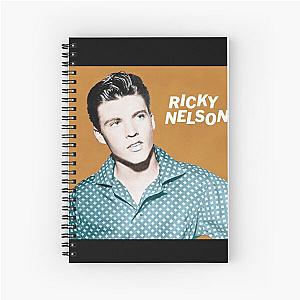 Ricky Nelson Singer Vintage  Spiral Notebook