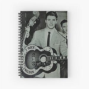 Ricky Nelson Rock N'Roll Star  Blue tint Spiral Notebook