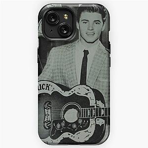 Ricky Nelson Rock N'Roll Star  Blue tint iPhone Tough Case