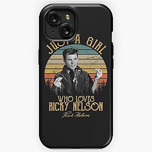 Just A Girl Who Loves Ricky Nelson iPhone Tough Case