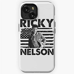 Retro American Flag Ricky Nelson Music Gift iPhone Tough Case