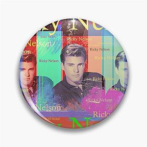 Actor and musician Ricky Nelson, portrait Pin