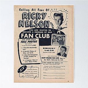 Ricky Nelson Fan Club Poster