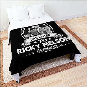 Sometime I Need To Be Alone and Listen To Ricky Nelson Classic Comforter