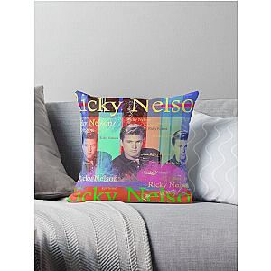 Actor and musician Ricky Nelson, portrait Throw Pillow