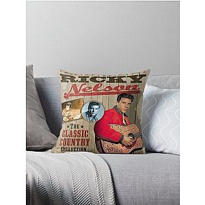 Ricky Nelson - The Classic Country Collection Throw Pillow