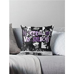 Twonas New Show Rico Nasty nightmare American World Tour  Throw Pillow