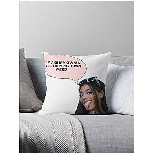 Rico Nasty Quotes  Throw Pillow