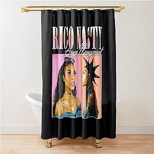 RICO NASTY 90'S RETRO STYLE TEE  	 Shower Curtain