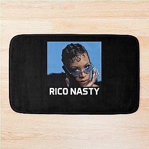 Rico Nasty Vintage Classic T Shirt - Simple Graphic Shirt For Women  - Tee Girls Summer Men Bath Mat